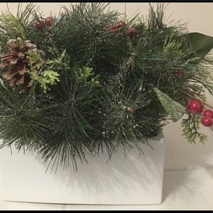 Christmas / Holiday Decor - Threshold decorative green arrangement